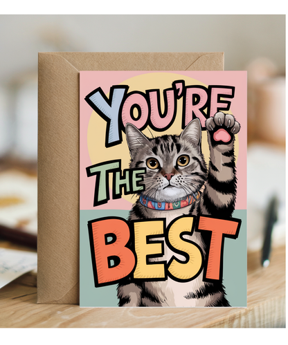 You're the Best - Cat Giving a High Five