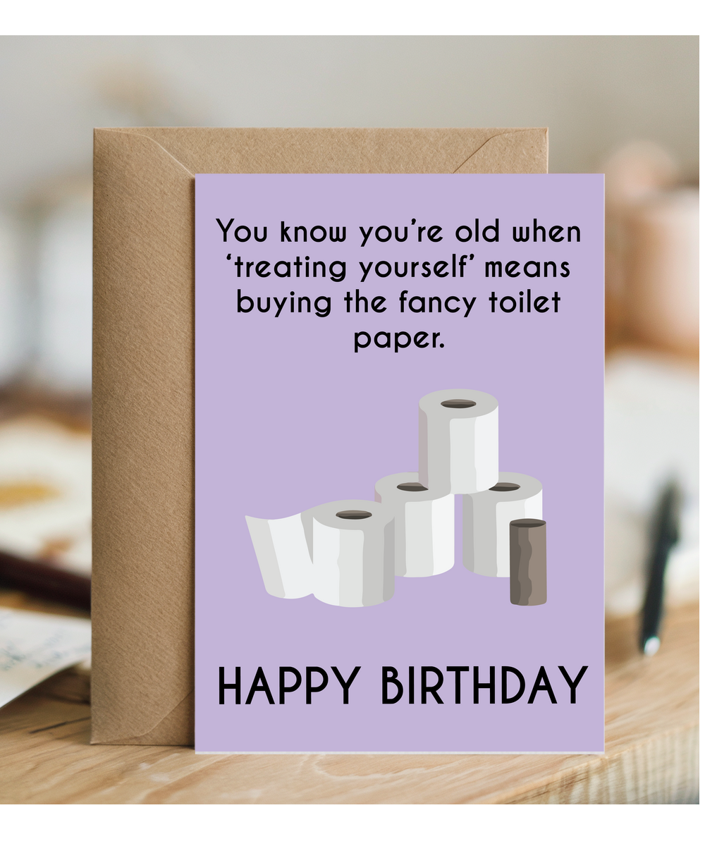 You know you’re old when ‘treating yourself’