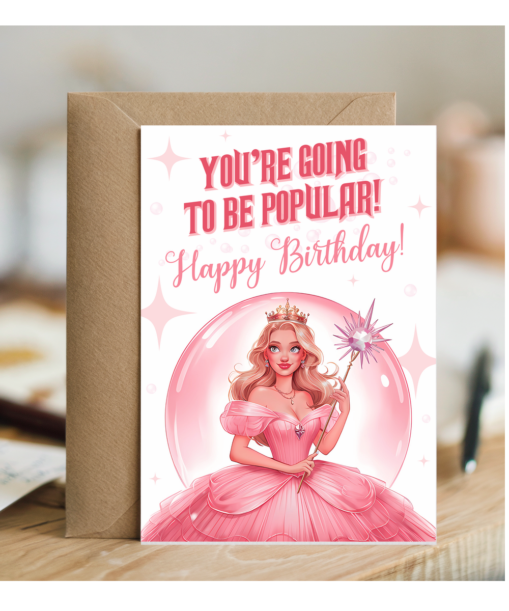 You're going to be popular, happy birthday
