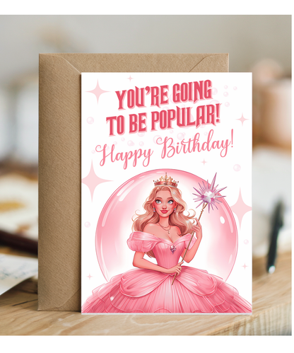 You're going to be popular, happy birthday