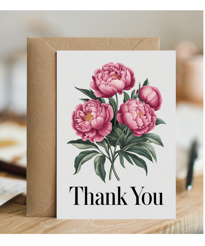 Thank You - Pink Peony Bouquet