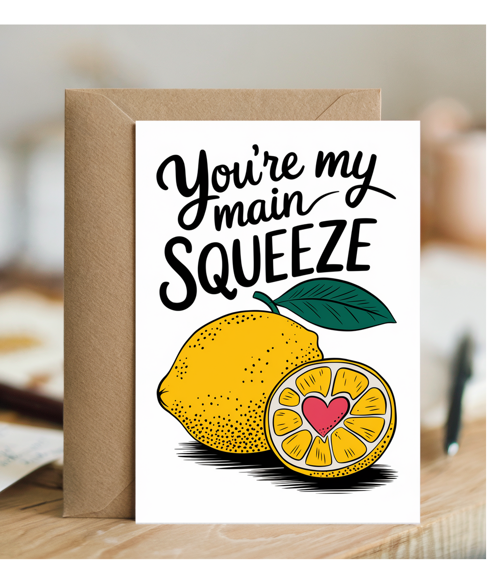You’re my main squeeze Greeting Card