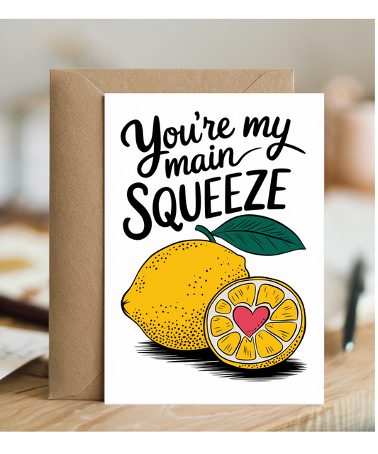 You’re my main squeeze Greeting Card