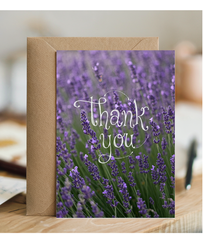 Thank You - Lavender Fields