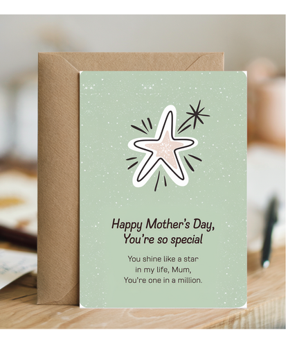 Mothers Day Card Mum You're So Special from daughter