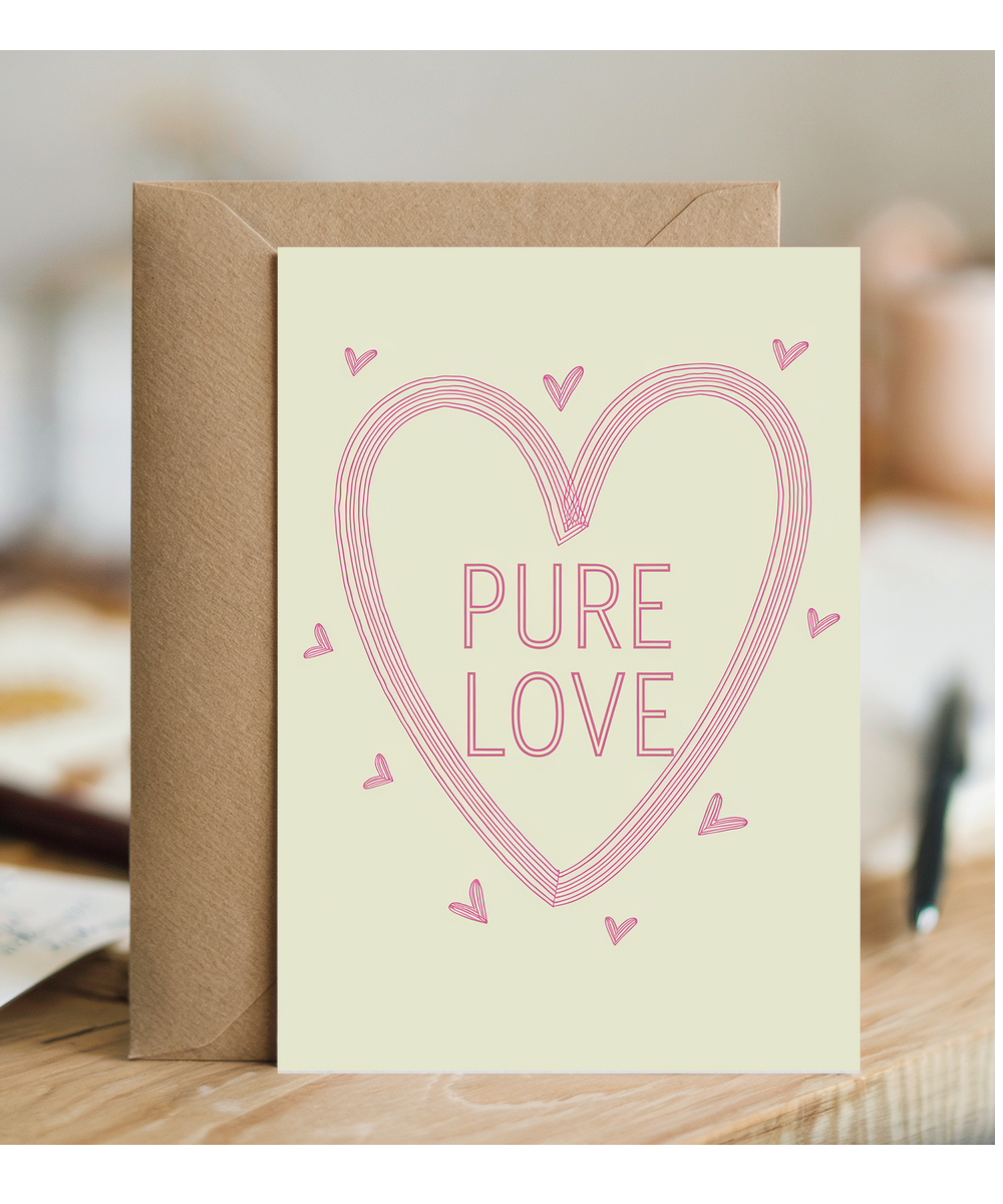 Anniversary Card for husband wife Pure Love