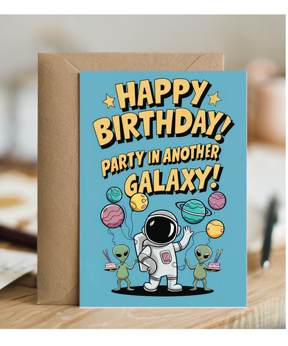 Happy Birthday! Party in Another Galaxy!
