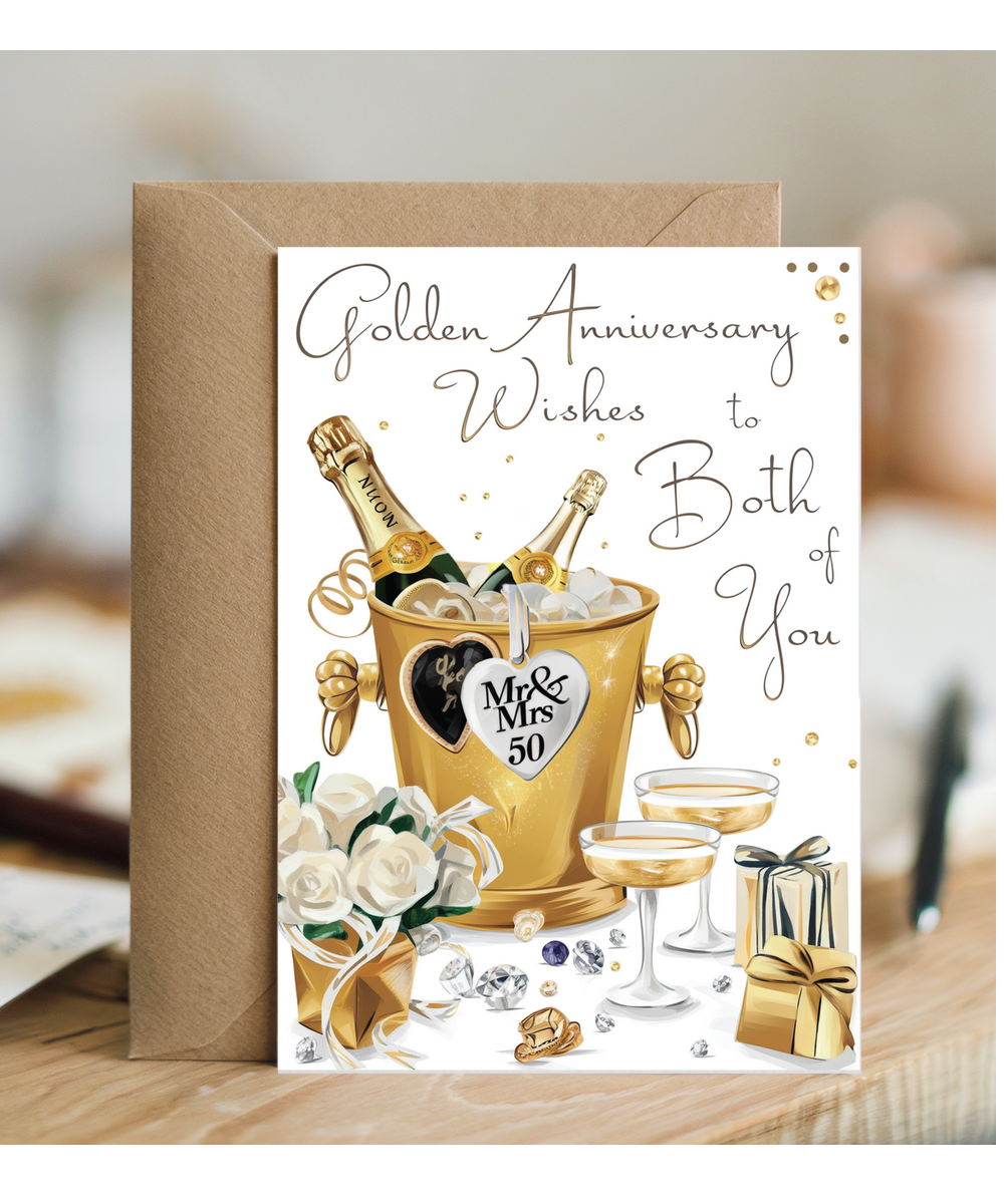 Golden anniversary wishes to you both