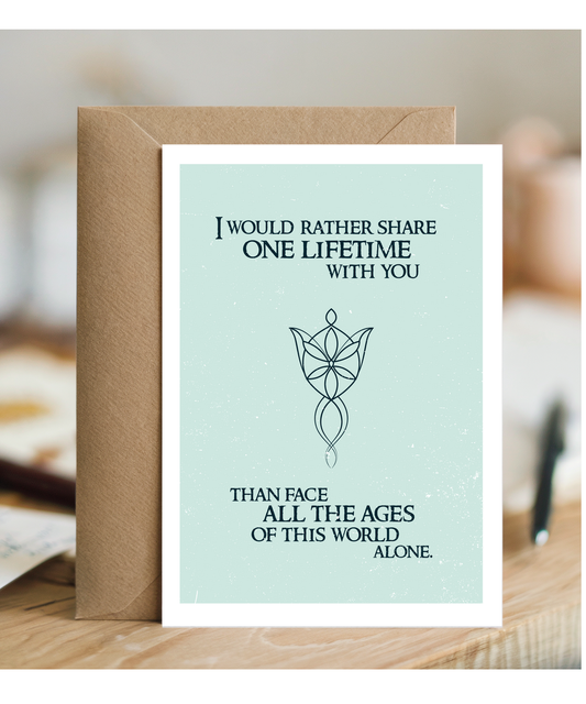 Romantic Quote Share a Lifetime With You