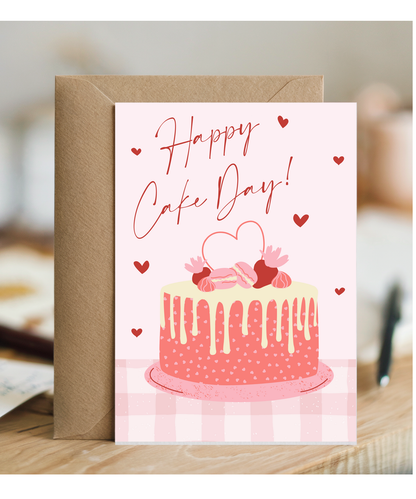 Happy Birthday pink cake day