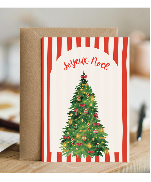 trendy Merry Christmas Joyeux Noël French