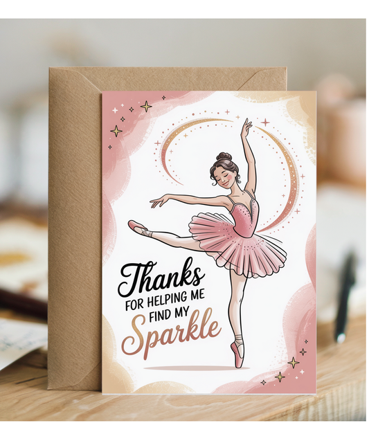 Thanks for helping me find my sparkle pale