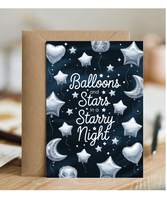 Balloons and Stars in a Starry Night