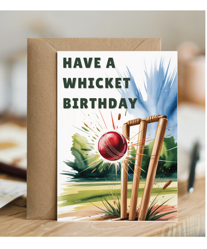 have a wicked birthday Fun Cricket