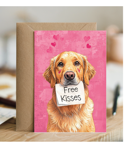 Birthday Labrador free kisses
