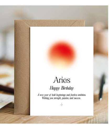Happy Birthday Aries Star Sign