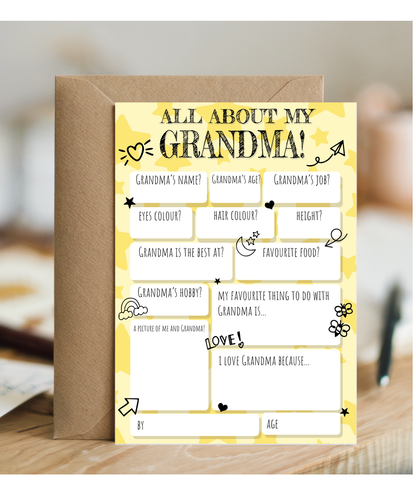 All about Grandma fill in