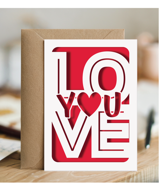 Valentines LOVE I heart you