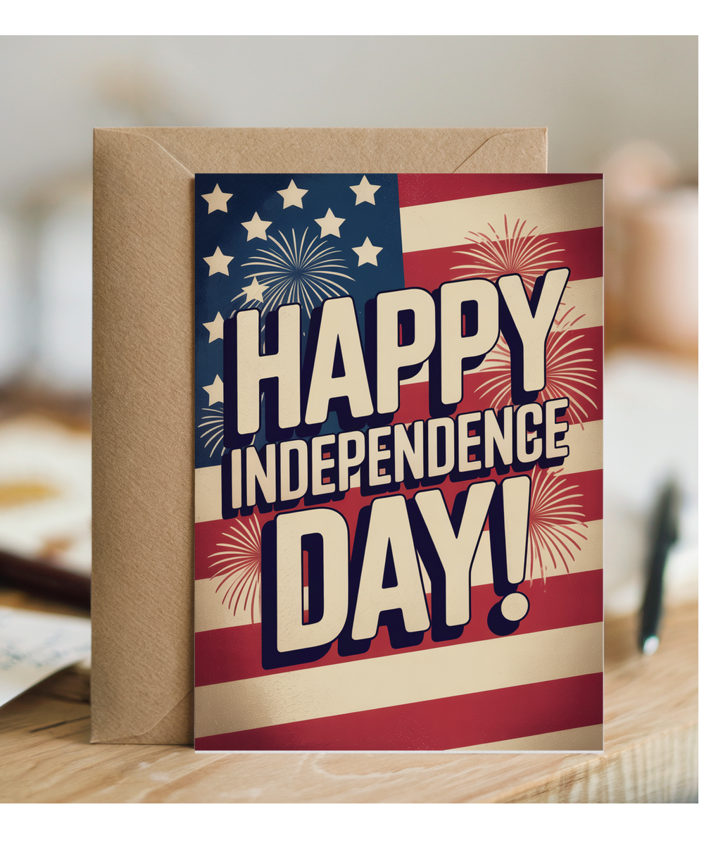 Happy Independance Day Flag