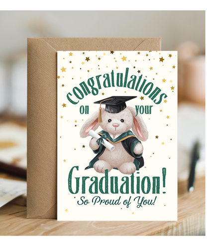 Congratulations on Your Graduation Bunny