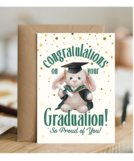 Congratulations on Your Graduation Bunny