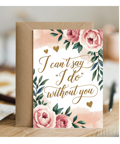 I cant say i do without you