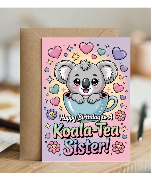 Happy Birthday to a Koala-tea sister