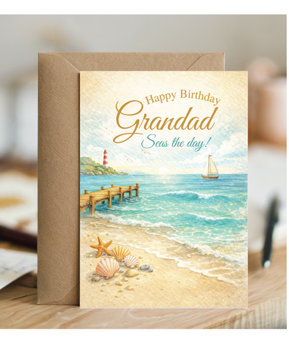 Happy birthday grandad seas the day