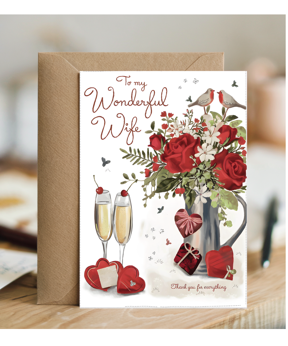 To me wonderful Wife