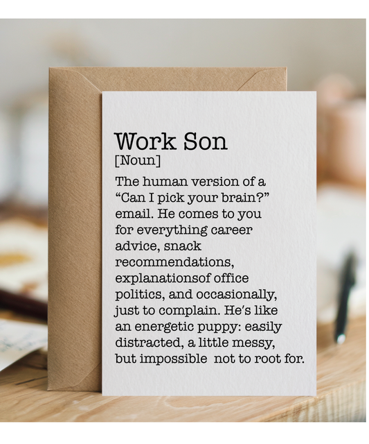 Work Son Noun