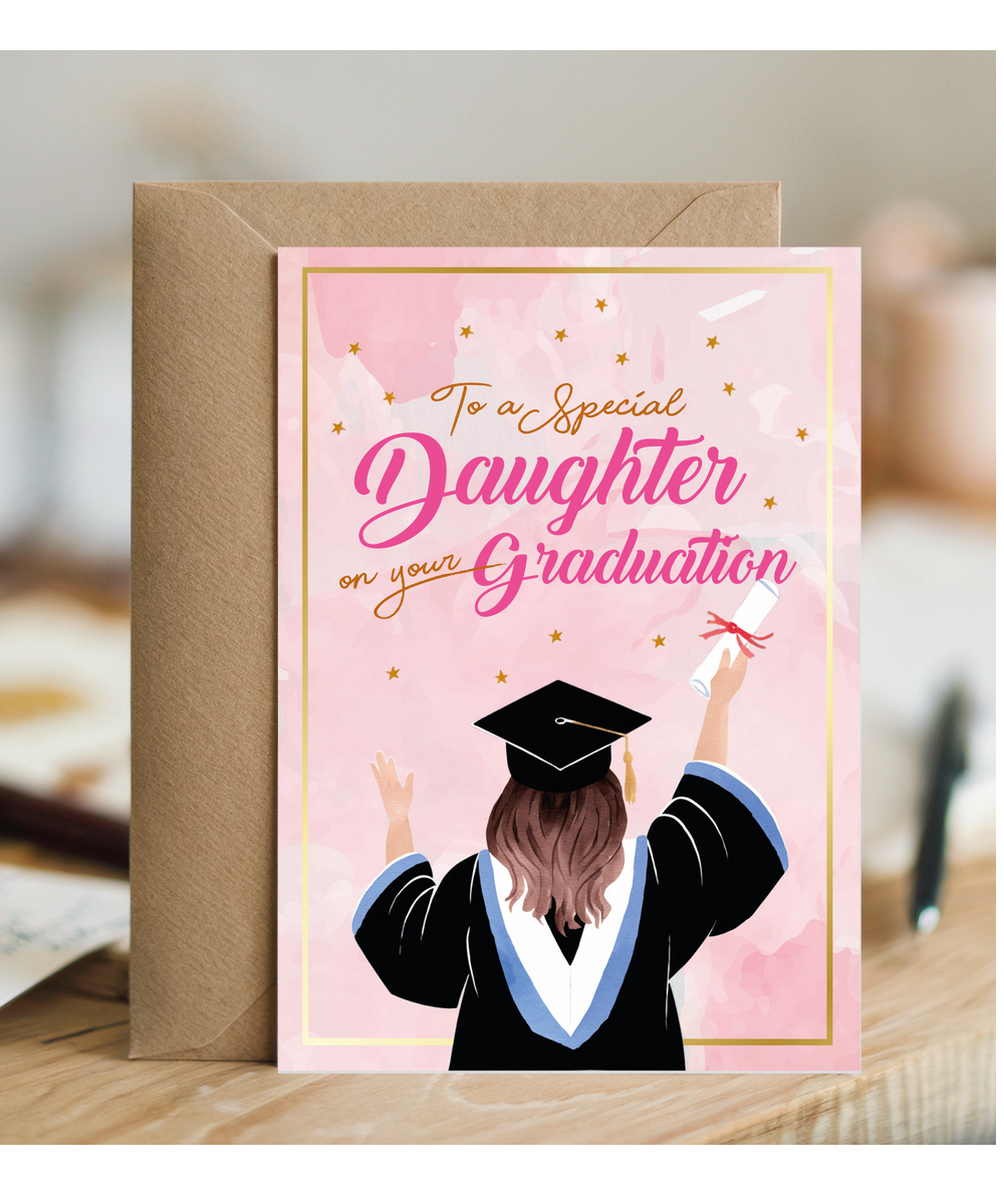 To a Special Daughter on Your Graduation in Watercolour