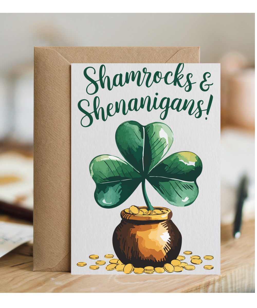 Shamrock shenanigans pot of gold