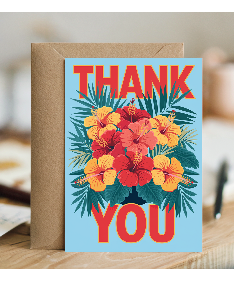 Thank You - Tropical Hibiscus