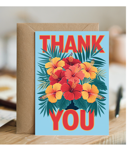 Thank You - Tropical Hibiscus