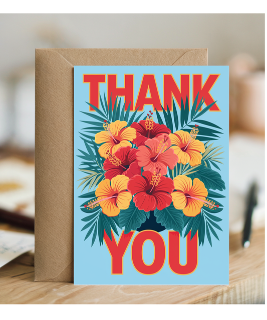 Thank You - Tropical Hibiscus