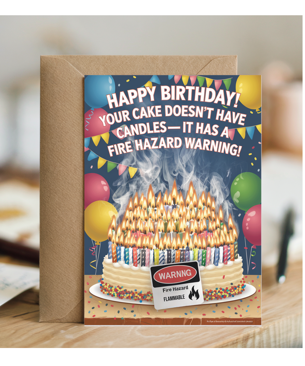 Your cake doesn’t have candles
