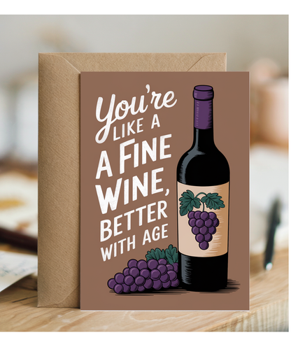 You’re Like a Fine Wine Better with Age