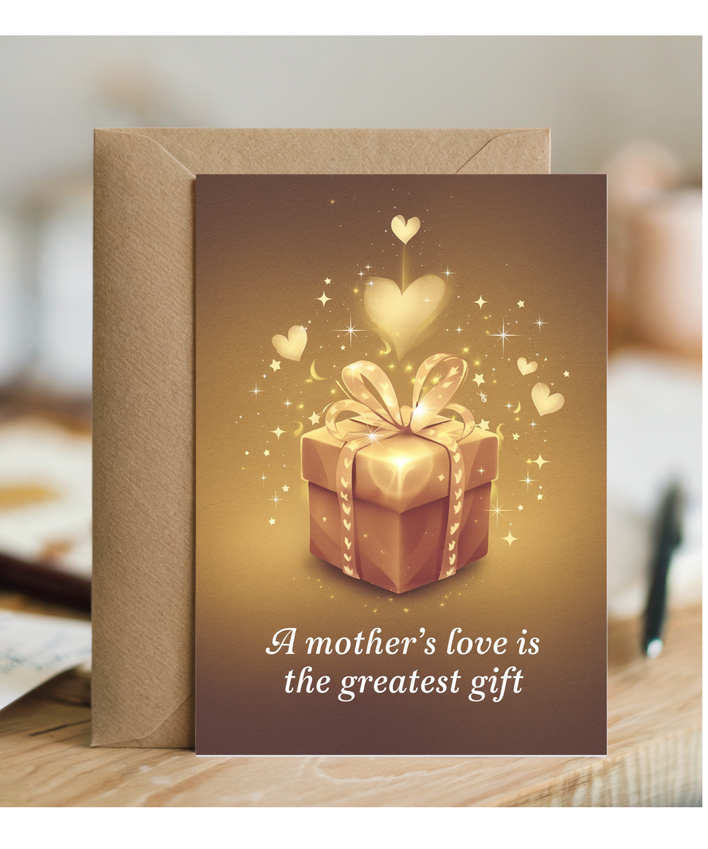 A Mother’s Love is the Greatest Gift Mothers Day Card