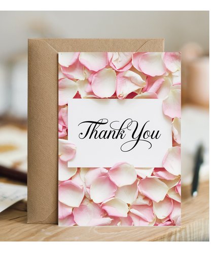 Thank You - Wild Rose Petals