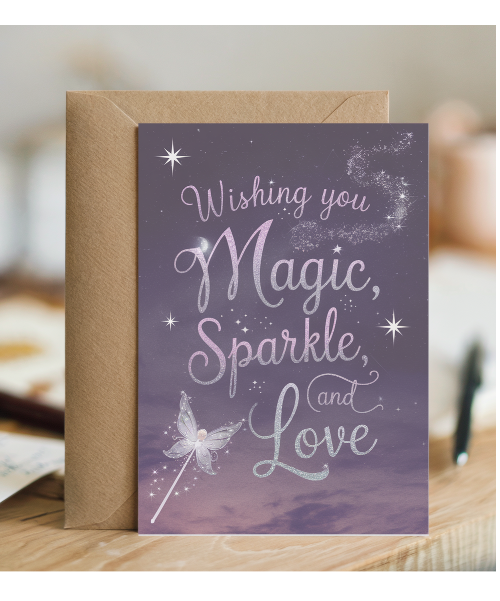 Wishing you magic, sparkle, and love