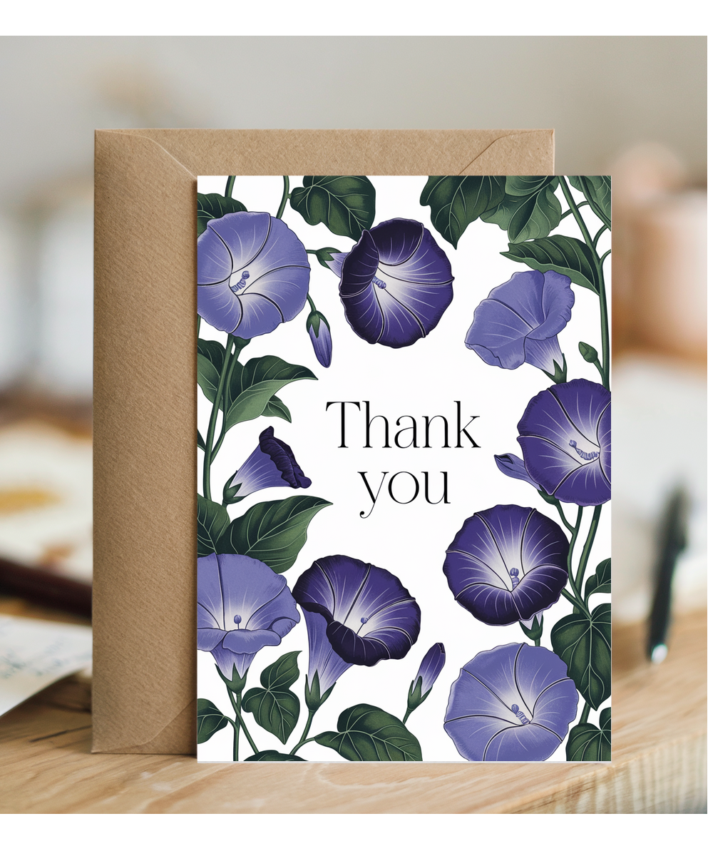 Thank You - Morning Glory Blooms