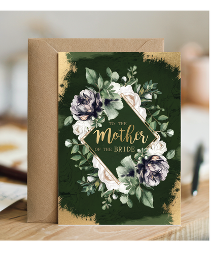 Luxury Botanical Mother Of The Bride Card