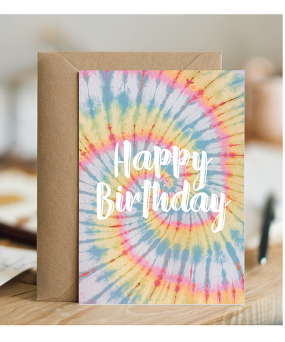 Happy Birthday Tie Dye