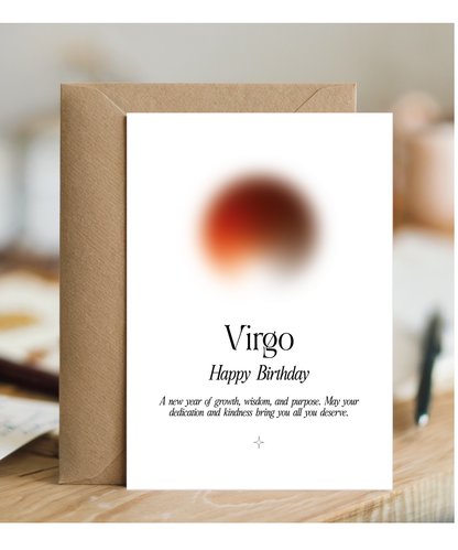 Happy Birthday Virgo Star Sign