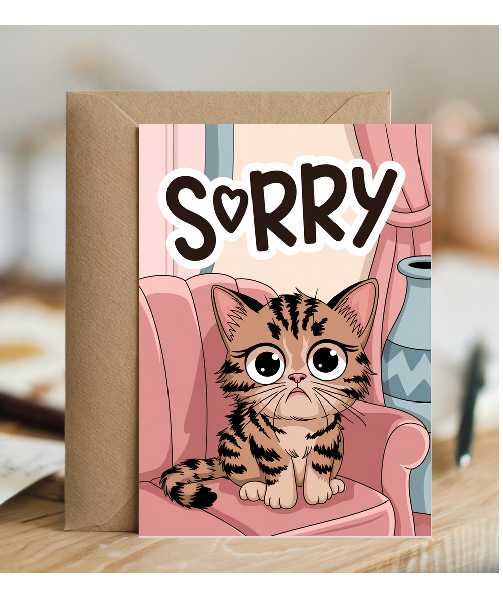 Sorry - Cat with Sad Eyes