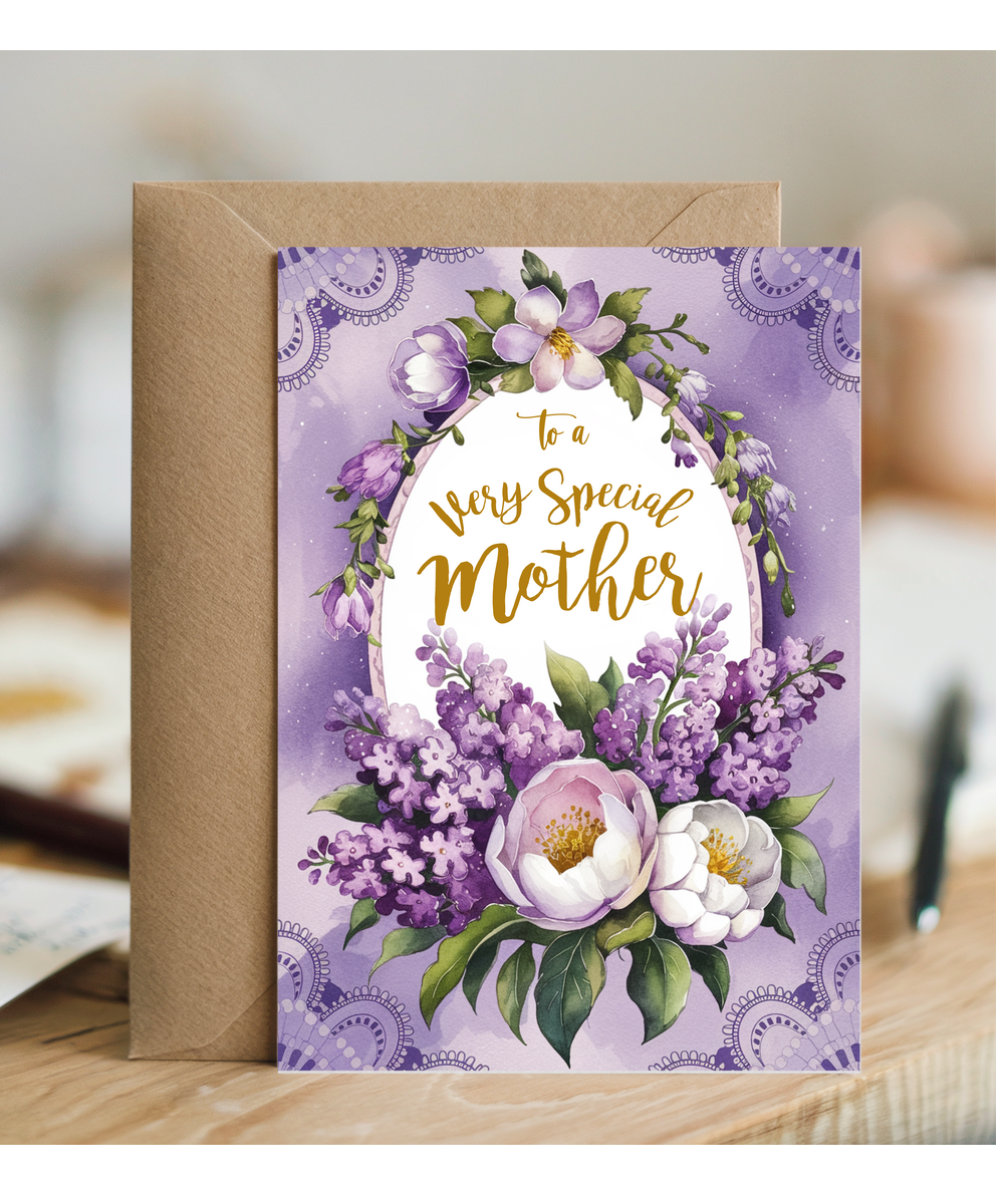 Violet Theme for a Very Special Mother