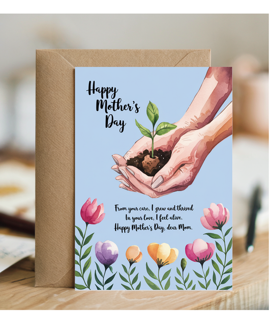 Mother's Day Card In your love Traditional poem