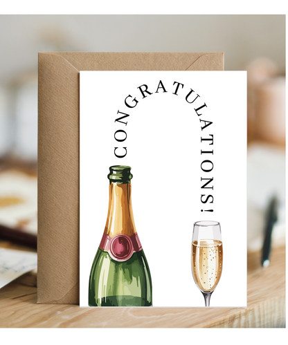 Champagne congratulations