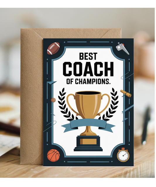 Best coach of champions