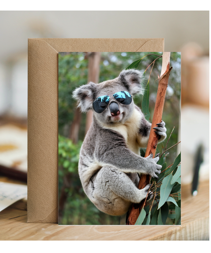 Koala in Aviator Sunglasses